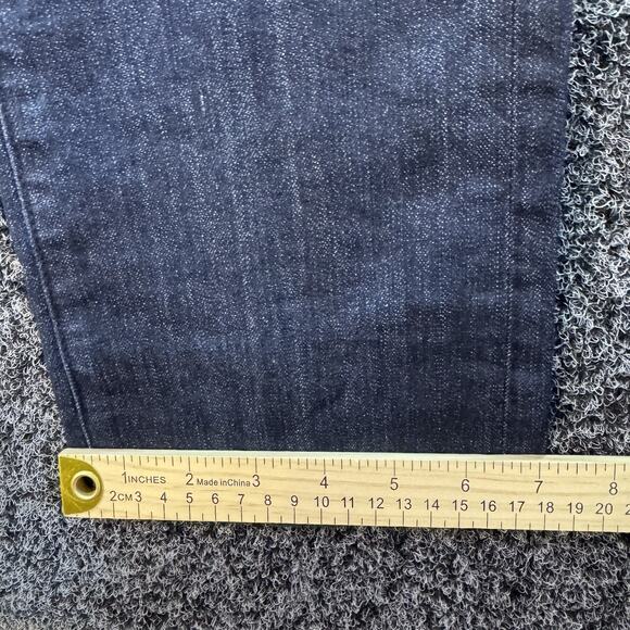 Paige Hidden Hills Straight Jeans Womens 29x32 Blue Denim Stretch Mid Western - Picture 8 of 9